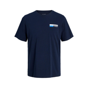Jack & Jones Moška majica JJECORP LOGO PLAY SS Temno modra
