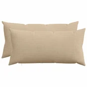 vidaXL Prevleka za blazino 2 pcs HEERLEN Taupe 40 x 80 cm korduroy
