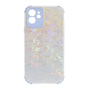 Maska 6D Crystal za iPhone 12, Bela