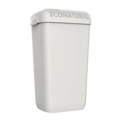 Koš za odpadke, stenski, 23 l, 55,8 x 34,5 x 23 cm, LUCART EcoNatural Flow, bel