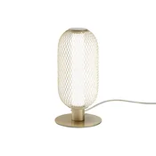 Luce Ambiente Design LED namizna svetilka INKAS, višina 28 cm, zlata barva, kovina, CCT - Dnevna soba/jedilnica - zlato, belo