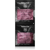 Apivita Express Beauty Pink Clay čistilna maska 8 ml