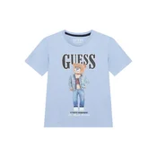 Guess Majica L6RI11 K8HM4 Svetlo modra Regular Fit