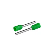 slomart PLASTROL Konektor tulejke za žico 0,75mm2, 18,4mm, Zelena, 50 kosov