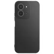 AVIZAR Ovitek za Redmi 15C iz mehkega silikona z ojačitvijo bloka kamere, Črna, (5000190271)