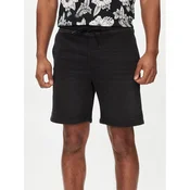 Jack & Jones Jeans kratke hlače Chris 12249165 Črna Relaxed Fit