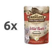 Carnilove Cat WMM Adult - divji prašič & kamilica, 85 g 6 x 85 g