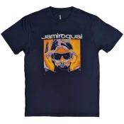 Jamiroquai Majica Orange Glow Unisex Navy Blue S