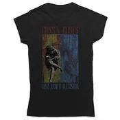 Guns N Roses Use Your Illusion Black M Ženske Majica