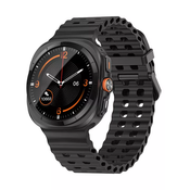 SILIKONSKI PAS ZA URO SAMSUNG GALAXY WATCH ULTRA (47 MM) HEYBAND SPORTY BLACK