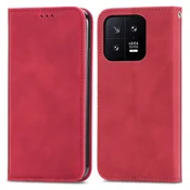 Rdeča Elegantna Flip torbica (Xiaomi 13)