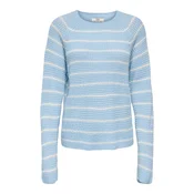 JDY Pulover JDYEllen kremna/pastelno modra