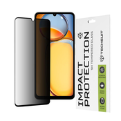 Techsuit – 111D kaljeno Privacy Full Glue steklo za Xiaomi Redmi 13C 4G / 13C 5G / Poco C65 / Poco M6