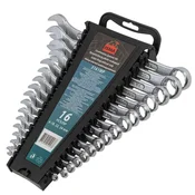 ISMA Ploski odprti ključi 6-24 mm, 16 kosov