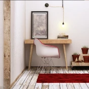 Hanah home Radni sto Hrast-Beli