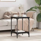Kava Stol Crni hrast 40 x 40 x 55 cm Konstruirano drvo