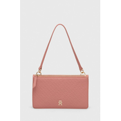 Ročna torba Tommy Hilfiger Th Refined Shoulder Bag Mono AW0AW15975 Teaberry Blossom TJ5