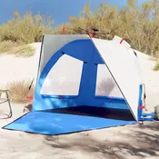 Vidaxl vidaXL Šotor za na plažo za 2 osebi, moder, vodoodporen