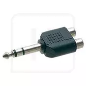 ADAPTER 6.3MM ST M - 2XRCA F