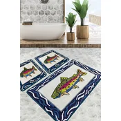 Lessentiel Maison Set 3 prostirke za kupatilo Šareni