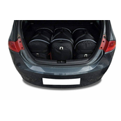 KJUST Komplet 3 kosov potovalnih torb SPORT za SEAT LEON HATCHBACK 2005-2012