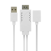 AVIZAR MHL ženski USB na moški kabel HDMI in moški USB kabel, kakovost HDTV 1080P, 1,8 m str. Pametni telefon in tablica, (20618034)