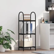 Vidaxl Knjižna polica 3 nivojev 40 x 30 x 109 cm Inženirski les
