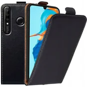 shumee Ovitek za Huawei P30 lite Flexi črne barve + 9H steklo