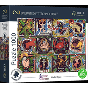 Trefl - Puzzle Kozmična alkimija: znaki zodiaka UFT - 1 000 kosov