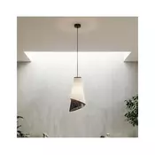 Luster na sajli MODA 1xE27/15W/230V siva/crna