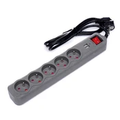 Podaljševalni kabel z USB 1,5 m 5x vtičnice 2x vrata USB 16294
