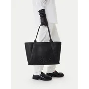 Torbica Karl Lagerfeld K/VILLE črna barva, B1W30066