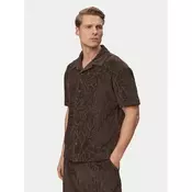 JOOP! Jeans Srajca Moana 30101962 Temno rjava Regular Fit