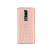 Maska Carbon fiber za Nokia 5.1 roze zlatna.