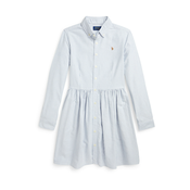 Polo Ralph Lauren Obleka svetlo modra/bela