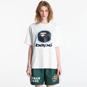 Majice A Bathing Ape Spray Ape Head Relaxed Fit Tee UNISEX White L