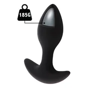Hidden Desire Extreme Weighted Anal Plug Black 185g
