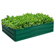 COSTWAY Vrtni zaboj za sajenje Greda za sajenje 120 x 90 x 30,5 cm, (5000159450)