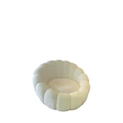 ATELIER DEL SOFA Fotelja Pumpkin White
