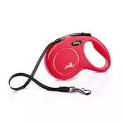 Flexi New CLASSIC - RDEČ - trak 5m - M