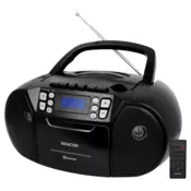 Sencor CD USB radio kasetofon SPT 3907 B