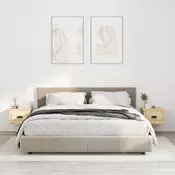 Vidaxl vidaXL Stenske nočne omarice, komplet 2 kosov, hrast sonoma, 41,5 x 36 x 28 cm