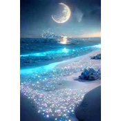 Norimpex - Puzzle Diamantova slika: Mesečina 30x40cm - 1 - 39 kosov