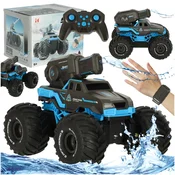 RC avto z vodotesno vožnjo po vodi modro