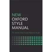 New Oxford Style Manual