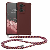 Ovitek za OnePlus Nord 2T 5G - temno rdeča - 51907