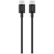 Hoco podatkovni kabel X23 Super Fast Charge Type C na Type C 3A - črn