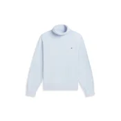 Tommy Jeans Pulover ESSENTIAL pastelno modra