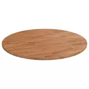 Okrugla stolna ploca smeda O70x1,5 cm tretirana hrastovina
