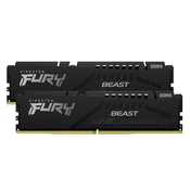 Kingston Fury Beast memorija (RAM), 16GB (2x8GB), 5200MT/s, DDR5, CL40, crna (KF552C36BBEK2-16)